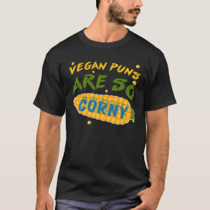 Vegan puns zijn zo korny / veg vegan vegetarian li t-shirt