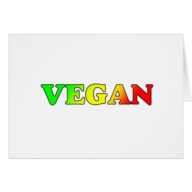 Vegan Rasta (Voorkant Horizontaal)