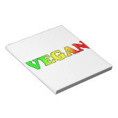 Vegan Rasta Notitieblok (Schuin)