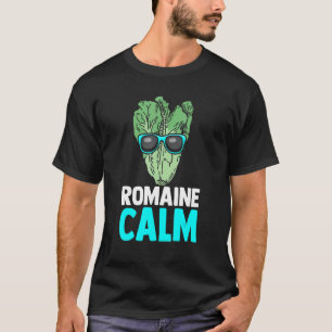 Vegan Romaine Calm Lettuce Whole Food Plant T-shirt