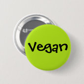 Vegan Ronde Button 5,7 Cm (Voorkant /achterkant)