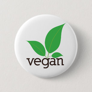 Vegan Ronde Button 5,7 Cm