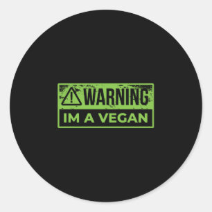Vegan Ronde Sticker