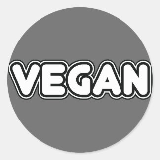 Vegan Ronde Sticker