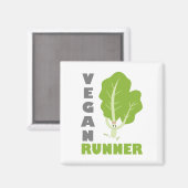 Vegan Runner - Kale Magneet (Voorkant / Achterkant)