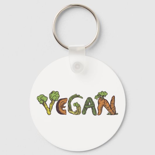 Vegan Sleutelhanger (Voorkant)