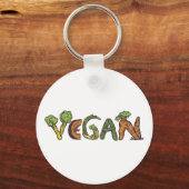 Vegan Sleutelhanger (Voorkant)