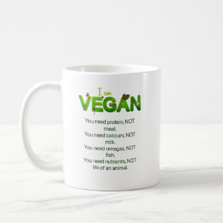 Vegan slogan cup. koffiemok