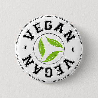 Vegan Sports Logo Ronde Button 5,7 Cm