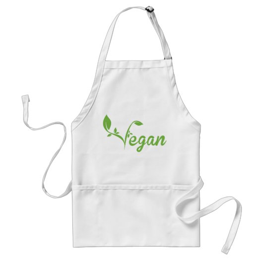 Vegan Standaard Schort (Voorkant)