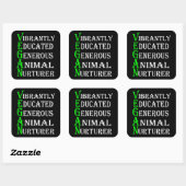 Vegan Sticker For Animal Lovers, Vegan (Feuille)