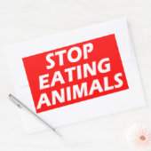 Vegan | Stickers activistes | Enregistrer les anim (Enveloppe)