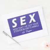 Vegan | Stickers activistes | Enregistrer les anim (Enveloppe)