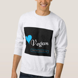Vegan sweatshirt voor mannen/vrouwen - liefdesleve