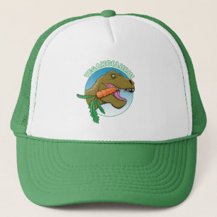 Vegan T-Rex - Veganism Humor Trucker Pet