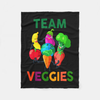 Vegan T-shirt kinderen jongens meisjes tiener vrou Fleece Deken
