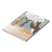 Vegan Thanksgiving Grappig Notitieblok (Gedraaid)