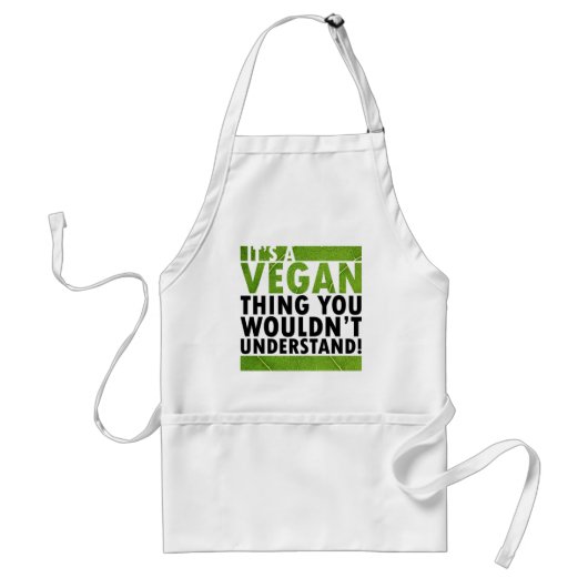 Vegan Thing Standaard Schort (Voorkant)