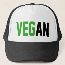 Vegan Trucker Hat voor mannen en vrouwen Trucker Pet