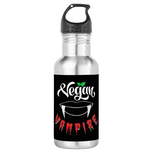 Vegan Vampire Waterfles (Voorkant)