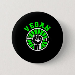 Vegan Veganism Vegetarian Animal Liberation Gift Ronde Button 5,7 Cm
