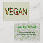 Vegan Vegetables Visitekaartje (Voorkant / Achterkant)