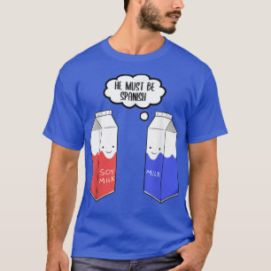 Vegan Vegetarian Food Vegans Soy Milk moet Span zi T-shirt