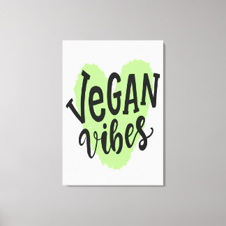 Vegan Vibes Canvas Afdruk