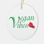 Vegan vibes keramisch ornament (Links)