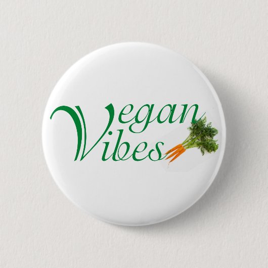 Vegan vibes ronde button 5,7 cm (Voorkant)