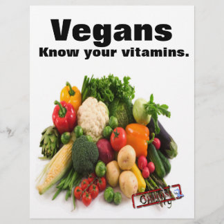 Vegan Vitamins Flyer