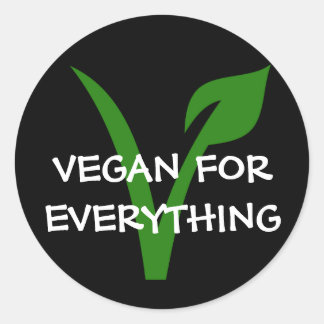 Vegan voor alles sticker
