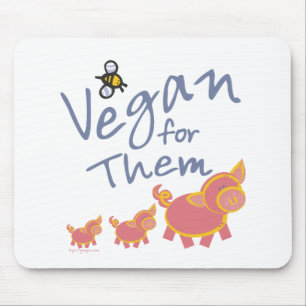 Vegan voor dieren muismat