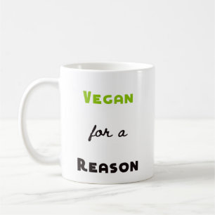 Vegan voor een reden koffiemok