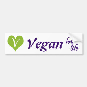 Vegan voor het Leven Bumpersticker