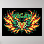 Vegan Wings Poster (Voorkant)