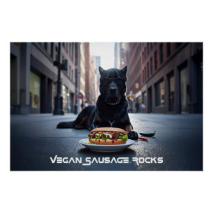 VEGAN WORST ROTS - LEUK PERFECT POSTER