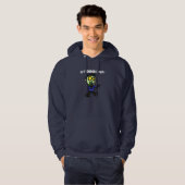 Vegan Zombie Dark Hoody (Voorkant volledig)