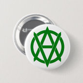 Veganarchisme! Ronde Button 5,7 Cm (Voorkant /achterkant)