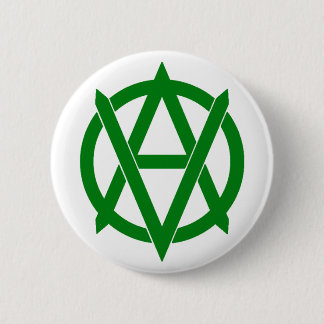 Veganarchisme! Ronde Button 5,7 Cm