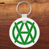 Veganarchisme! Sleutelhanger (Voorkant)