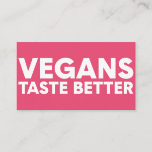 Vegane Aantrekkingskracht Visitekaartje