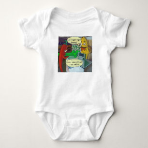 Vegane Groente Winkel Cartoon Baby Bodypakje Romper