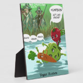 Vegane jagers Leuke Fotoplaat (Zijkant)