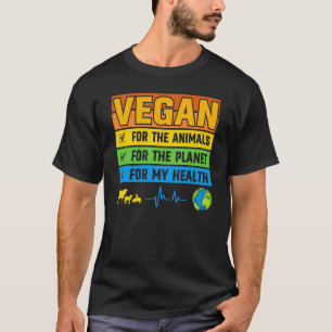 Vegane vegane uitdrukking 5 t-shirt