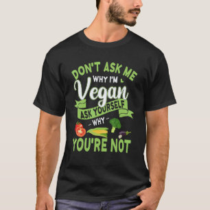 Vegane Vegetarische Geen Vlees Dieet Plantaardige T-shirt