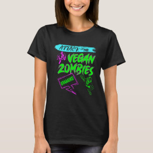 Vegane zombies vegetarische vegandag groenten t-shirt