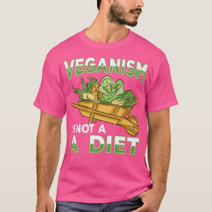 Veganisme is geen dieet van het Plant Vegan Powere T-shirt