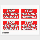 Veganisme | Stickers activistes | Enregistrer les (Feuille)