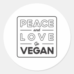 Veganisme Veganistisch Vegetarisch Groenten Grappi Ronde Sticker